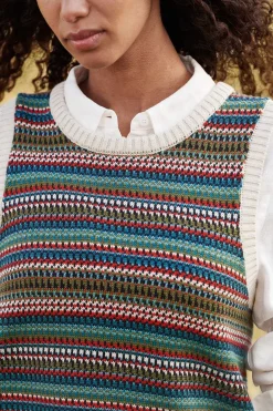 Women Seasalt Cornwall Little Grebe Fair Isle Vest
