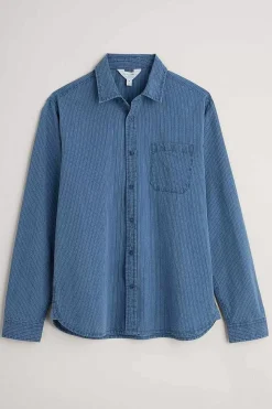 Men Seasalt Cornwall Men's Ayre Organic Cotton Shirt
