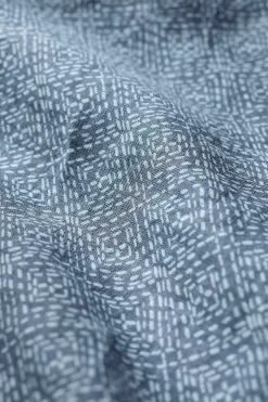 Men Seasalt Cornwall Men's Blue Heron Printed Short Sleeve Shirt