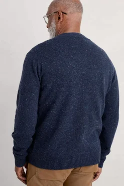 Men Seasalt Cornwall Men's Cleer Lambswool Blend Cardigan