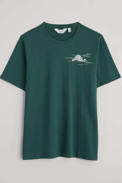 Men Seasalt Cornwall Men's Downsouse Organic Cotton T-Shirt