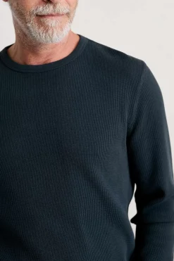 Men Seasalt Cornwall Men's Jackline Waffle Jersey Top
