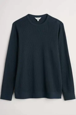 Men Seasalt Cornwall Men's Jackline Waffle Jersey Top