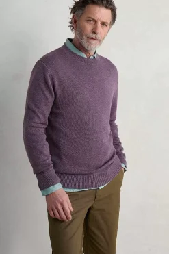 Men Seasalt Cornwall Men's Moorstone Knitted Organic Cotton Jumper