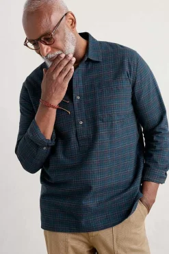 Men Seasalt Cornwall Men's Organic Cotton Thomas Street Shirt