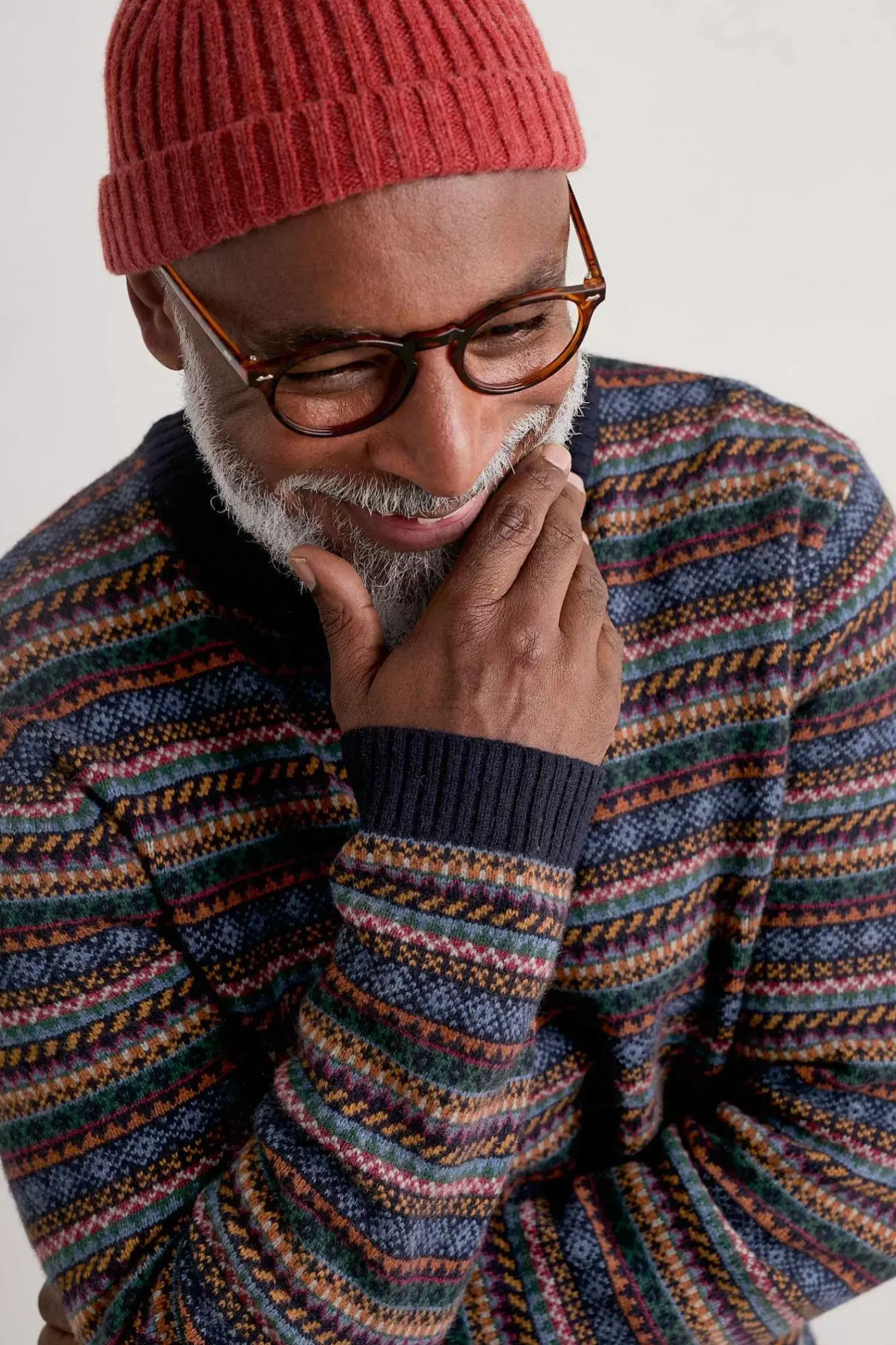 Men Seasalt Cornwall Men's Polventon Fair Isle Jumper