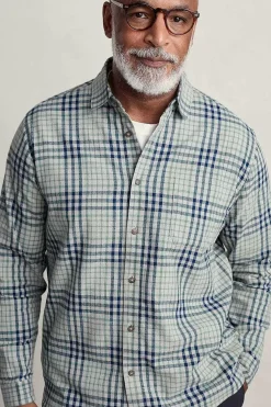 Men Seasalt Cornwall Men's Rivalen Organic Cotton Shirt