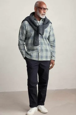 Men Seasalt Cornwall Men's Rivalen Organic Cotton Shirt