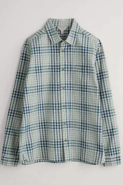 Men Seasalt Cornwall Men's Rivalen Organic Cotton Shirt