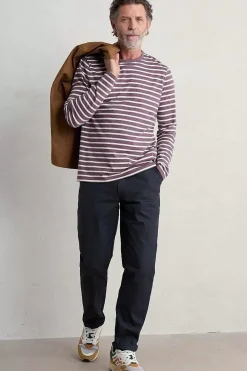 Women Seasalt Cornwall Men's Sailor Shirt With Crew Neck (Gots)