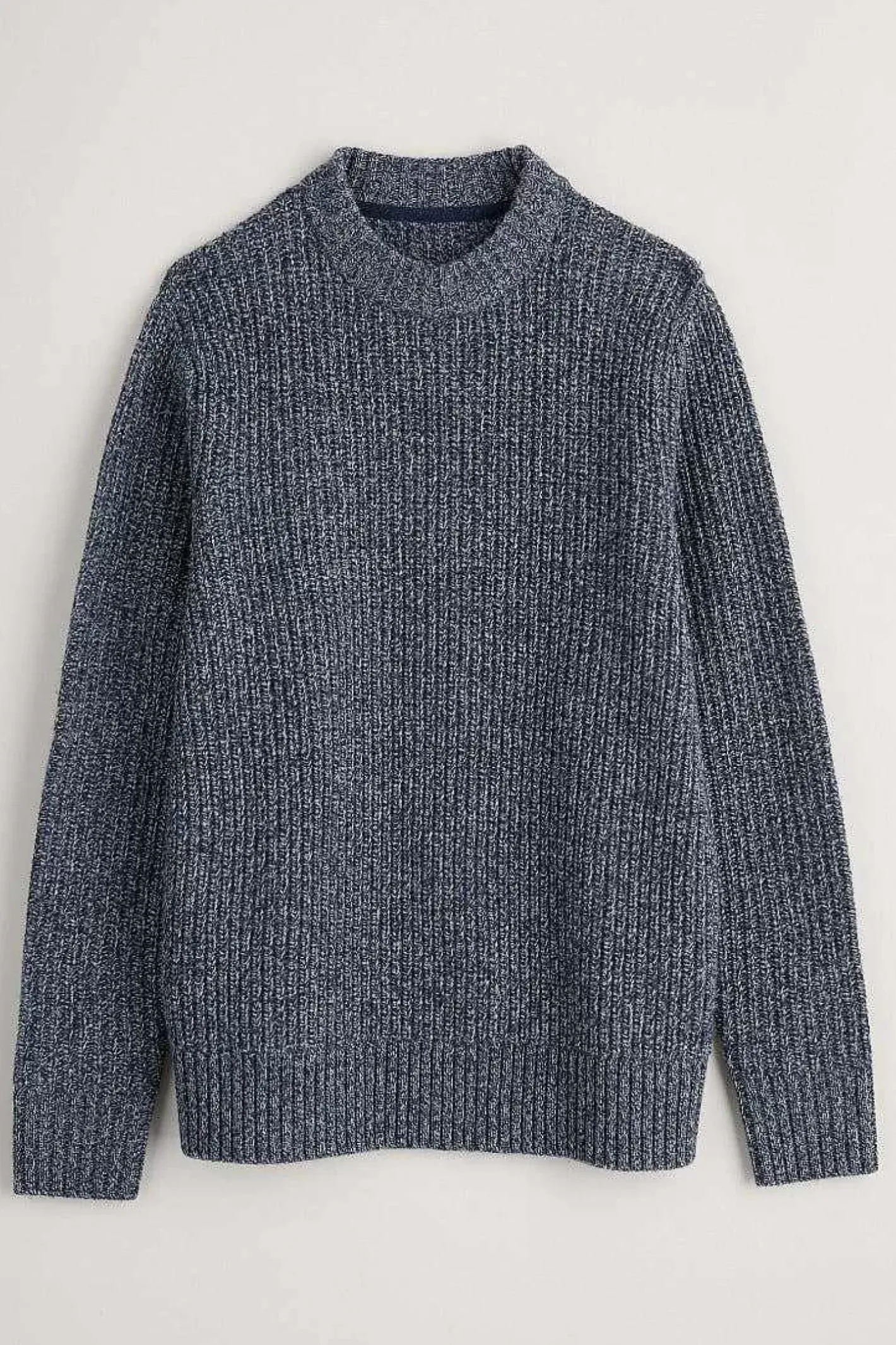 Men Seasalt Cornwall Men's Wheelwright Ribbed Lambswool Blend Jumper