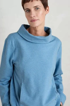 Women Seasalt Cornwall Moss Path Organic Cotton Sweatshirt