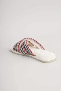 Women Seasalt Cornwall Night Ships Crossover Slippers