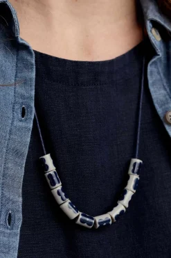Women Seasalt Cornwall Noon Moor Ceramic Bead Necklace