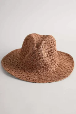 Women Seasalt Cornwall Ocean Sky Paper Crochet Hat