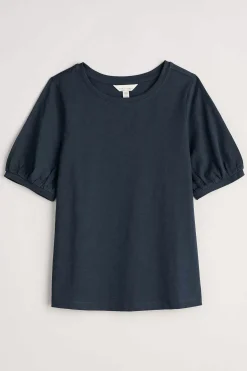 Women Seasalt Cornwall Oleander Blouson Sleeve T-Shirt (Gots)