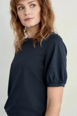 Women Seasalt Cornwall Oleander Blouson Sleeve T-Shirt (Gots)