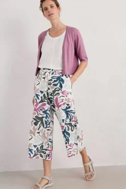 Women Seasalt Cornwall Peaceful Haven Linen Culottes