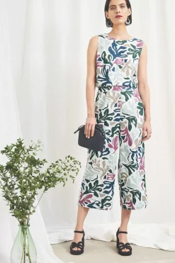 Women Seasalt Cornwall Peaceful Haven Linen Culottes
