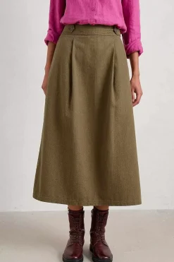 Women Seasalt Cornwall Penjerrick Midi Skirt
