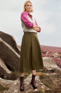 Women Seasalt Cornwall Penjerrick Midi Skirt