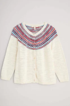 Women Seasalt Cornwall Penvoose Fair Isle Cardigan