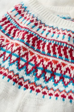 Women Seasalt Cornwall Penvoose Fair Isle Cardigan