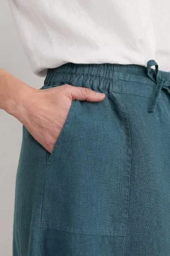 Women Seasalt Cornwall Pepper Moth Linen Skirt