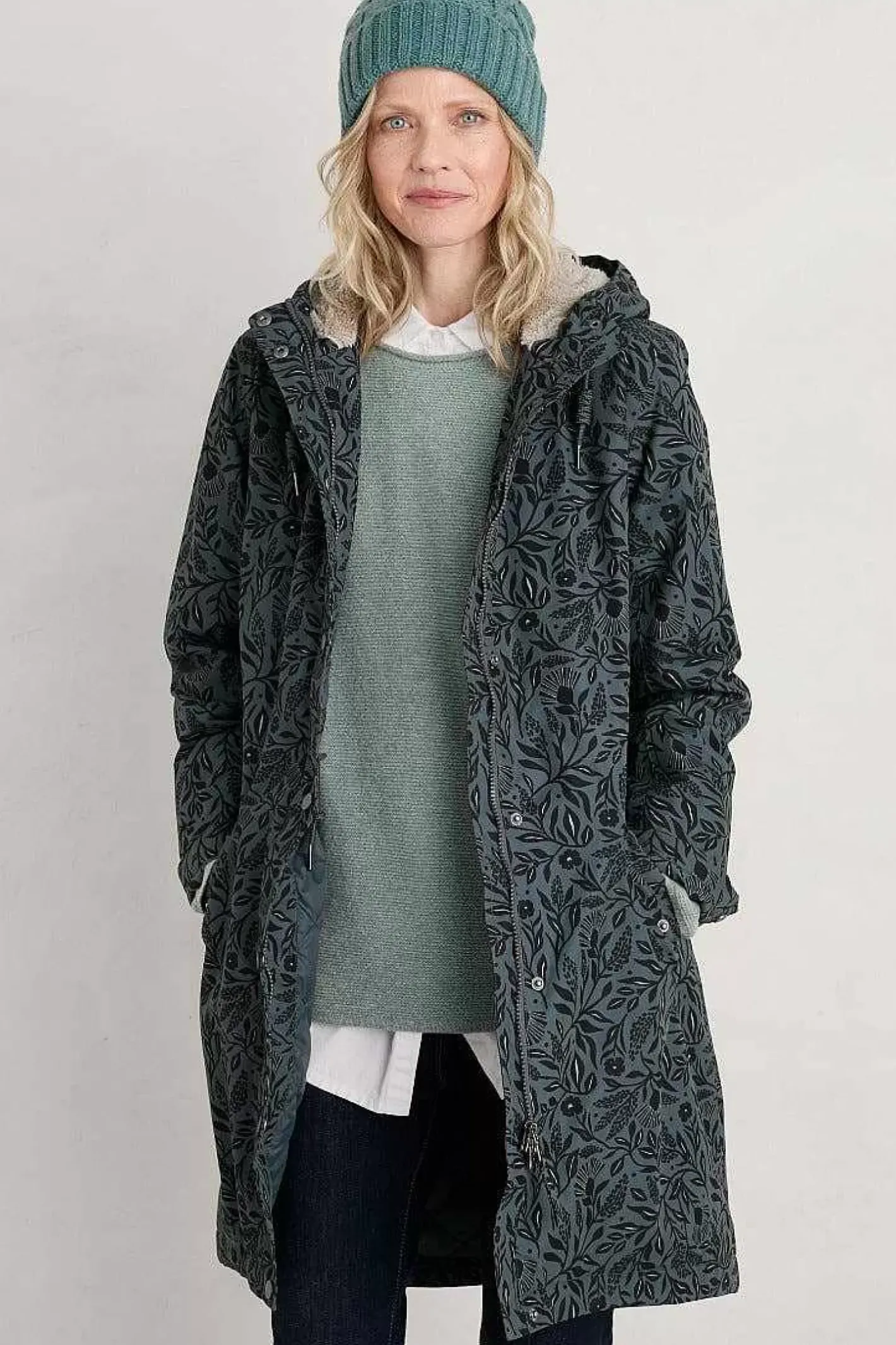 Women Seasalt Cornwall Plant Hunter Waterproof Coat