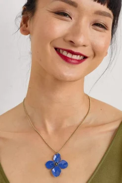 Women Seasalt Cornwall Pollinator Flower Pendant