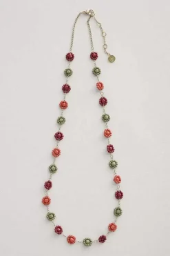 Women Seasalt Cornwall Polyantha Floral Bead Necklace