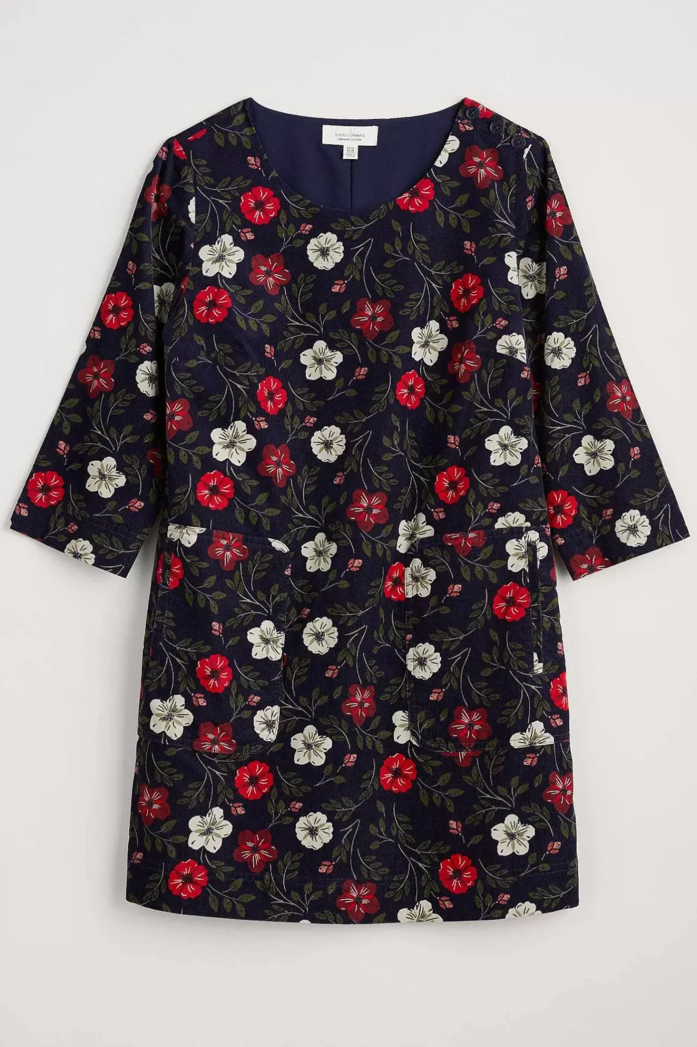 Women Seasalt Cornwall Port Gaverne Needlecord Tunic