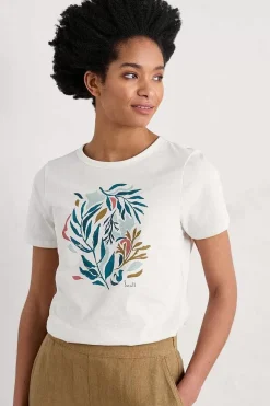Women Seasalt Cornwall Printing Ink Organic Cotton T-Shirt