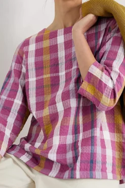 Women Seasalt Cornwall Riding High Checked Top