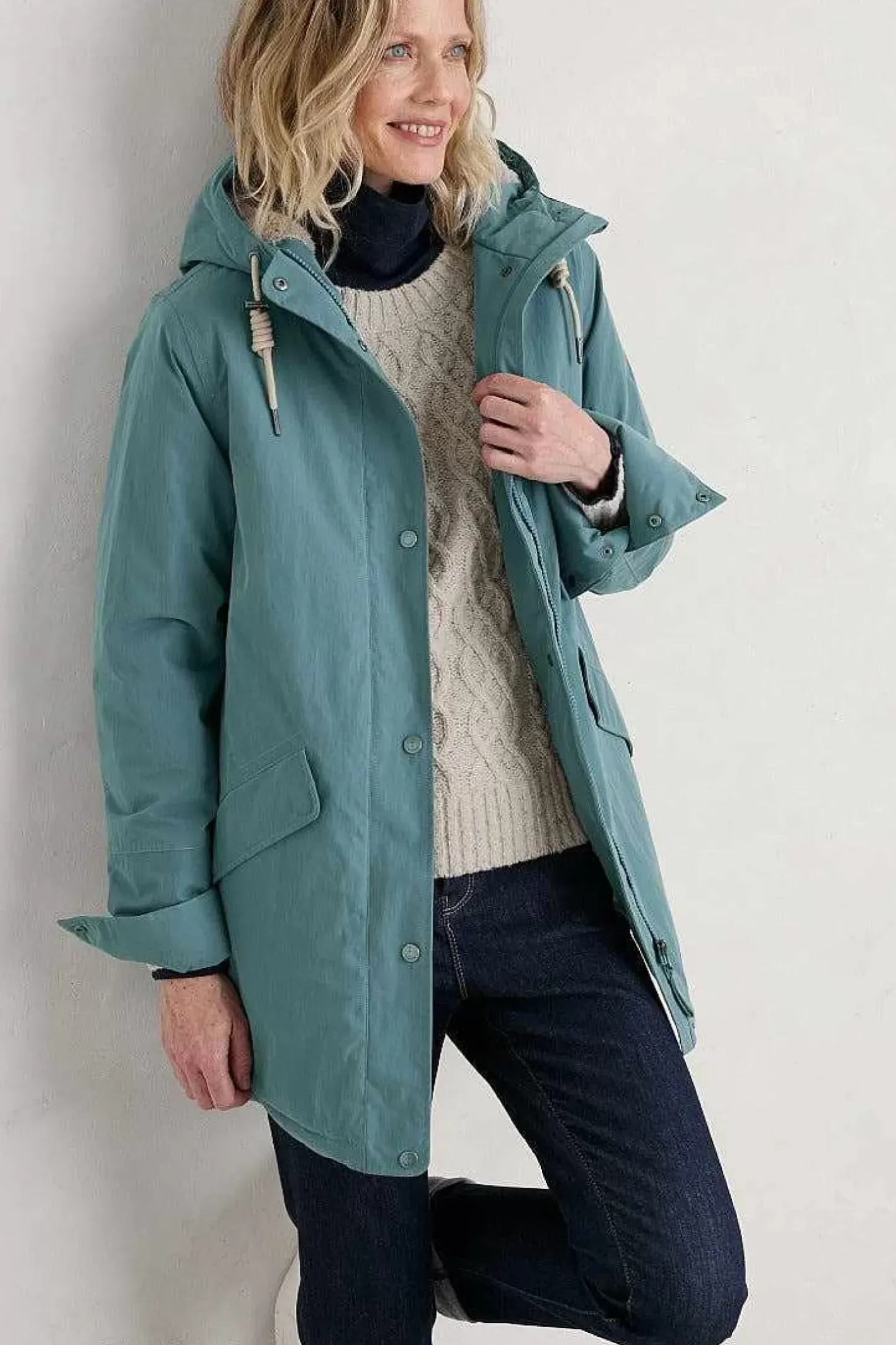Women Seasalt Cornwall River Sea Waterproof Coat