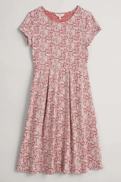 Women Seasalt Cornwall Riviera Fit-And-Flare Jersey Dress