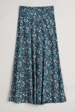 Women Seasalt Cornwall Rose Jersey Skirt