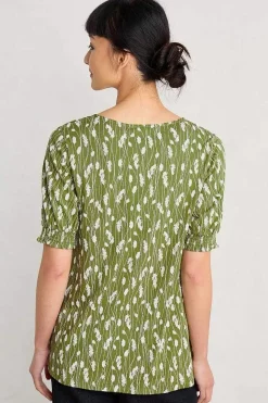 Women Seasalt Cornwall Rosehip V-Neck Jersey Top