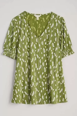 Women Seasalt Cornwall Rosehip V-Neck Jersey Top