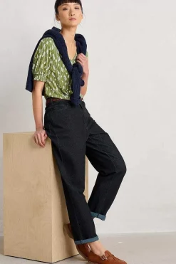 Women Seasalt Cornwall Rosehip V-Neck Jersey Top