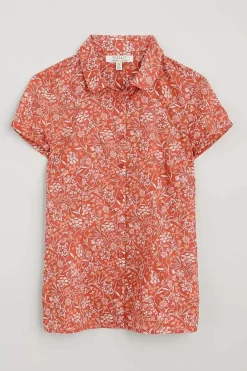 Women Seasalt Cornwall Rushmaker Short Sleeve Shirt