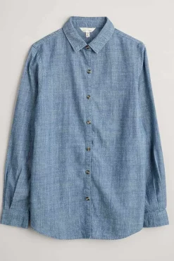Women Seasalt Cornwall Sailmaker Chambray Shirt