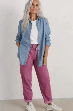 Women Seasalt Cornwall Sailmaker Chambray Shirt