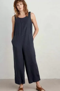 Women Seasalt Cornwall Salt Air Linen Jumpsuit