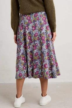 Women Seasalt Cornwall Script Editor Midi Skirt