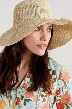 Women Seasalt Cornwall Sculpture Garden Wide Brim Sunhat