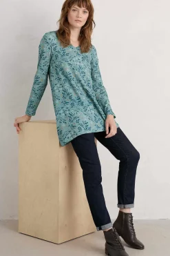 Women Seasalt Cornwall Sea Cruise V-Neck Tunic (Gots)