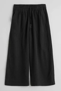 Women Seasalt Cornwall Sea Heart Linen Blend Culottes