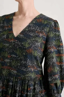 Women Seasalt Cornwall Sea Line Midi Dress