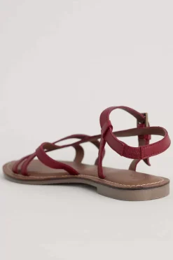 Women Seasalt Cornwall Sea Step Strappy Leather Sandals